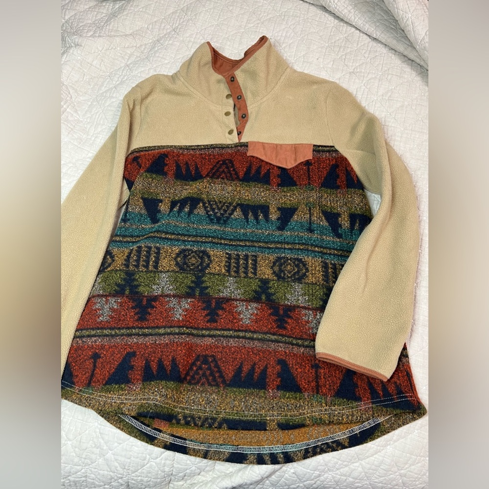 Aztec crew neck